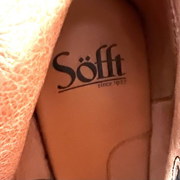 Sofft Womens Leather Ankle Booties Heels Size 10 M Belvedere 1048101 Black - Picture 10 of 10